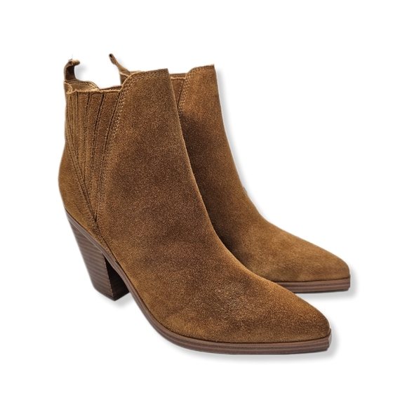 NEW Marc Fisher LTD Gadri Bootie Suede Natural Size 9M     3059 - Picture 14 of 16